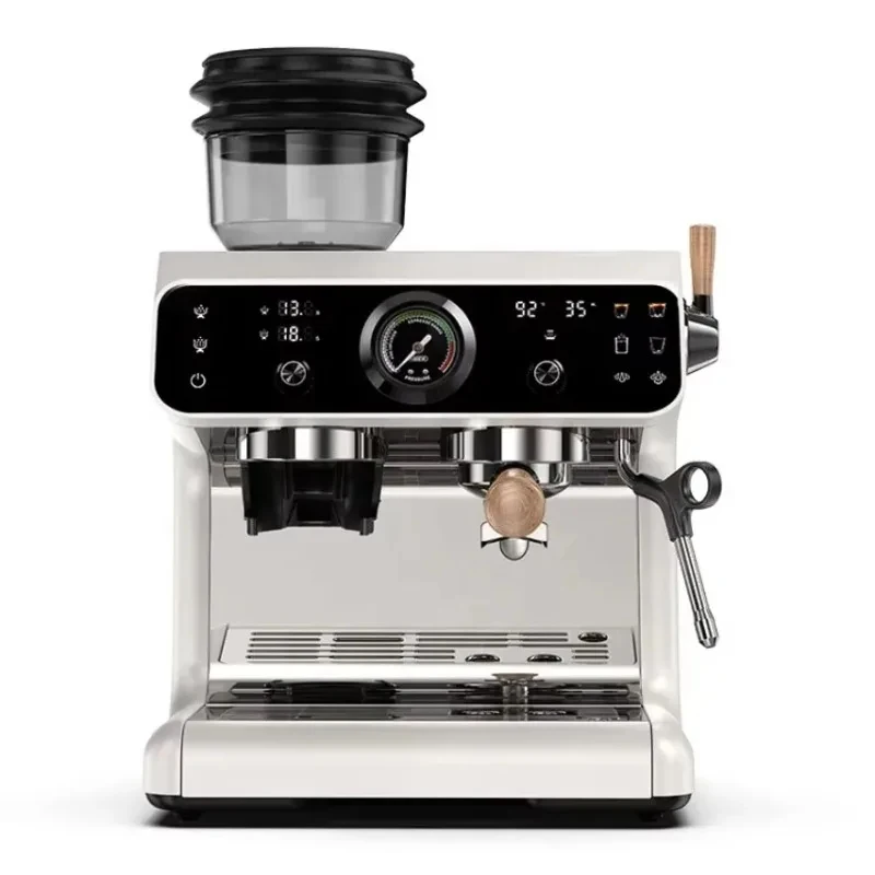 Dual Pump & Heating Integrated Coffee hine with Grinding Small Size and Light Commercial Use
Dual Pump & Heating Integrated Coffee hine with Grinding Small Size and Light Commercial Use