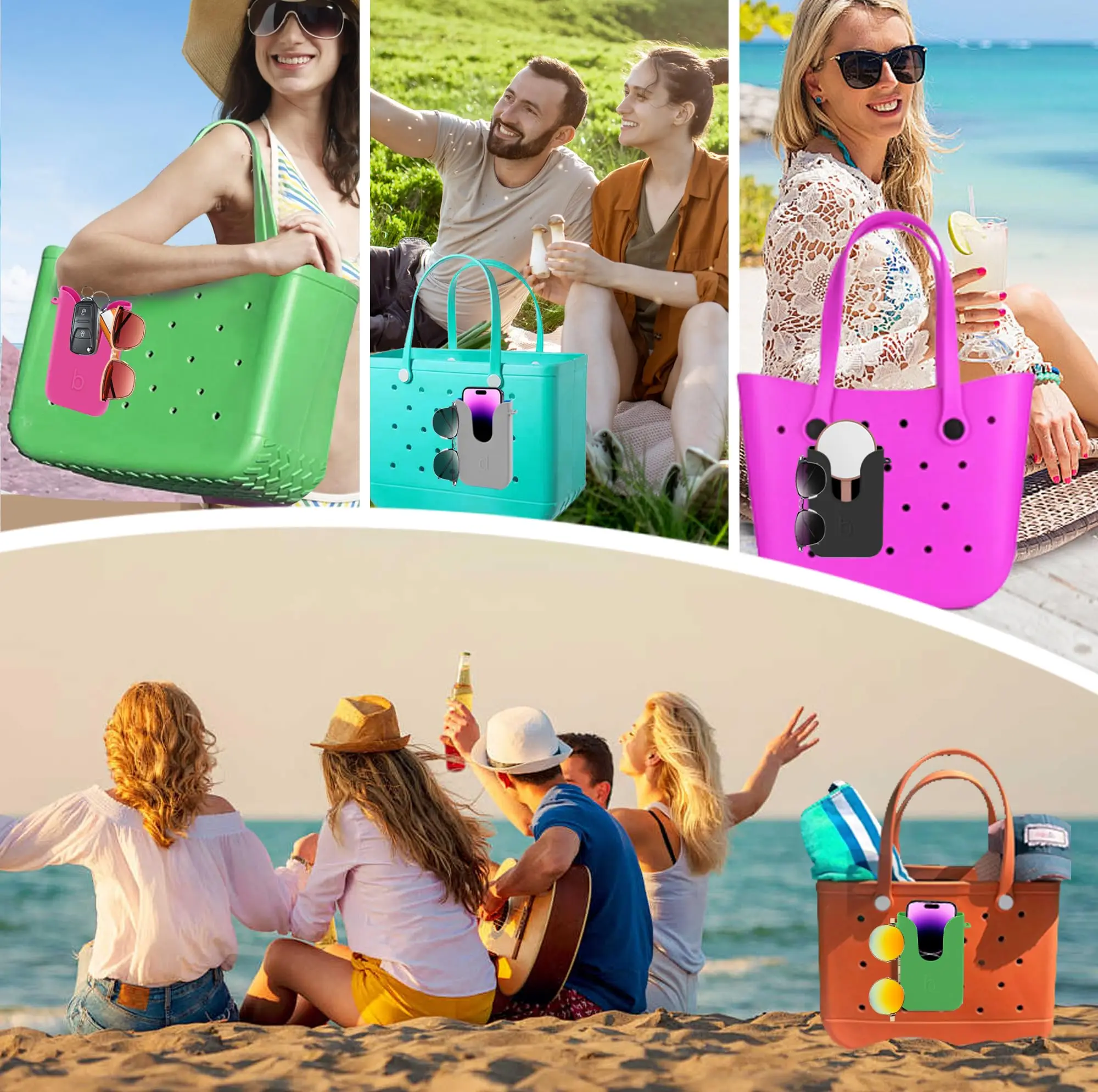 Portable Jelly Mini Beach Bag Pouch Phone Holder Sunglasses Storage Case Inserts Rubber Picnic Basket Outdoor Accessory
Portable Jelly Mini Beach Bag Pouch Phone Holder Sunglasses Storage Case Inserts Rubber Picnic Basket Outdoor Accessory