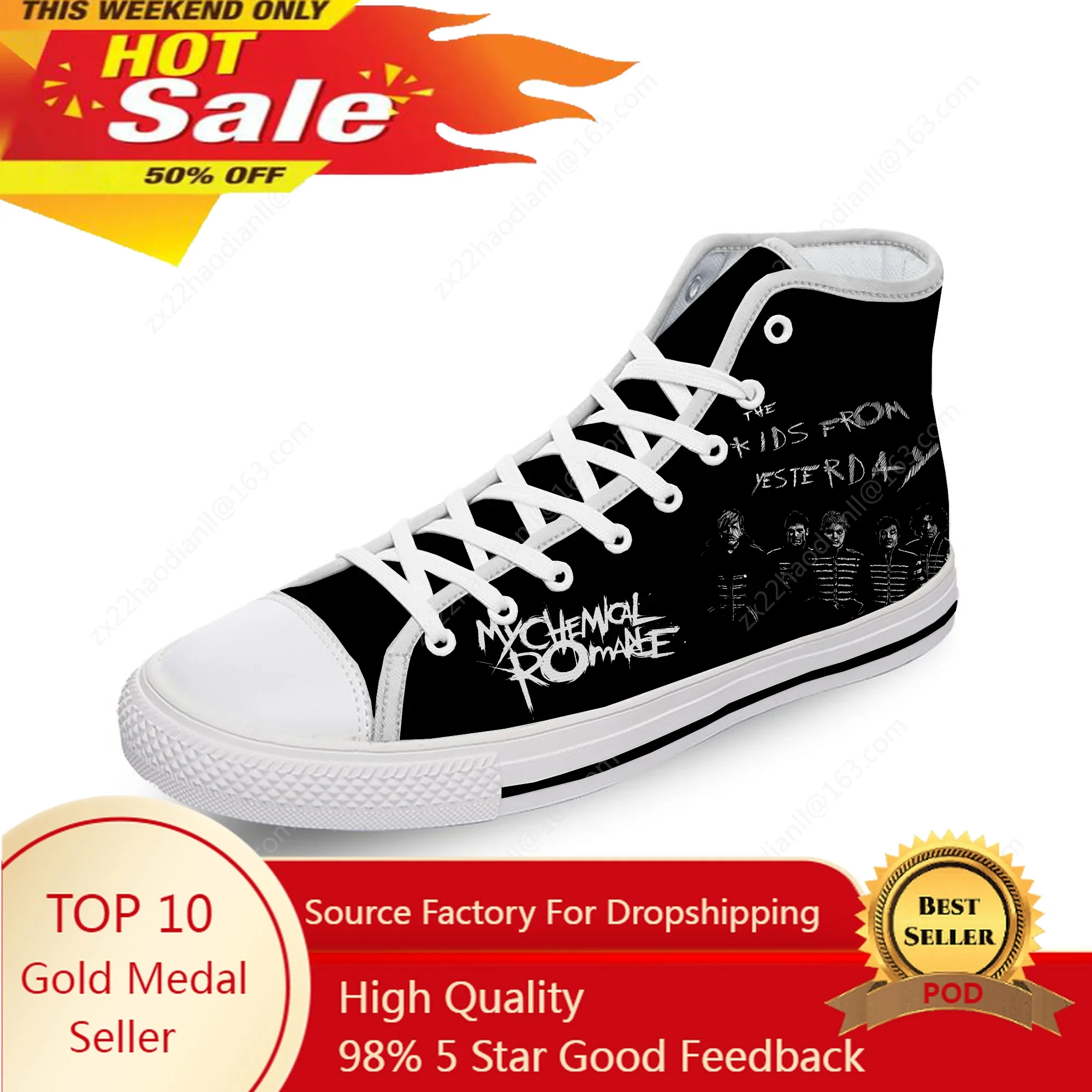 My Chemical Romance MCR Rock Band Casual Cloth 3D Print High Top Canvas Fashion Shoes Men Women Teenager Breathable Sneakers
My Chemical Romance MCR Rock Band Casual Cloth 3D Print High Top Canvas Fashion Shoes Men Women Teenager Breathable Sneakers