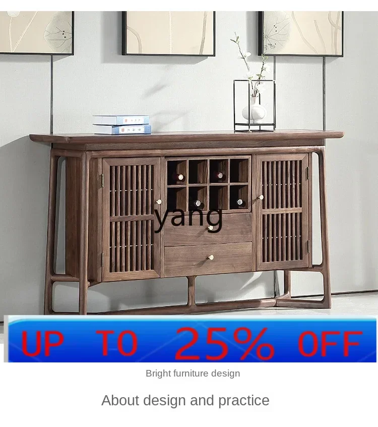 lh New Chinese Style Light Luxury Sideboard Cabinet Black Walnut Solid Wood Tea Cabinet Dining Front Storage
lh New Chinese Style Light Luxury Sideboard Cabinet Black Walnut Solid Wood Tea Cabinet Dining Front Storage