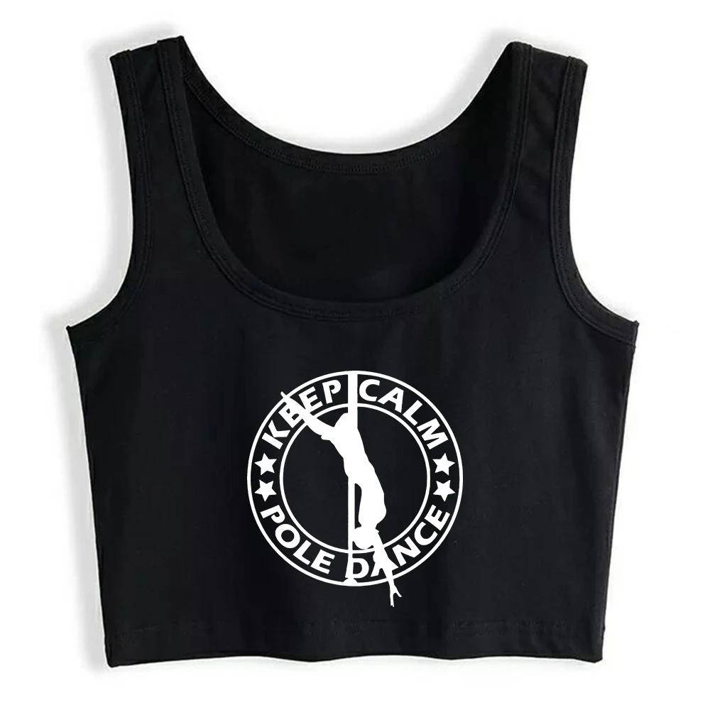 Keep Calm Pole Dance Hangback Print Cotton Sexy Fit Crop Top Pole Dancer Sports Fitness Training Tank Tops Gym Camisole
Keep Calm Pole Dance Hangback Print Cotton Sexy Fit Crop Top Pole Dancer Sports Fitness Training Tank Tops Gym Camisole
