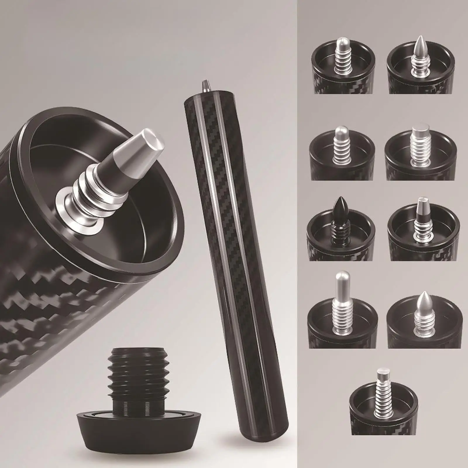 Compact Pool Cue Extender Sleeve Carbon Fiber Part for Adult Billiard Cues and Pool Accessories
Compact Pool Cue Extender Sleeve Carbon Fiber Part for Adult Billiard Cues and Pool Accessories