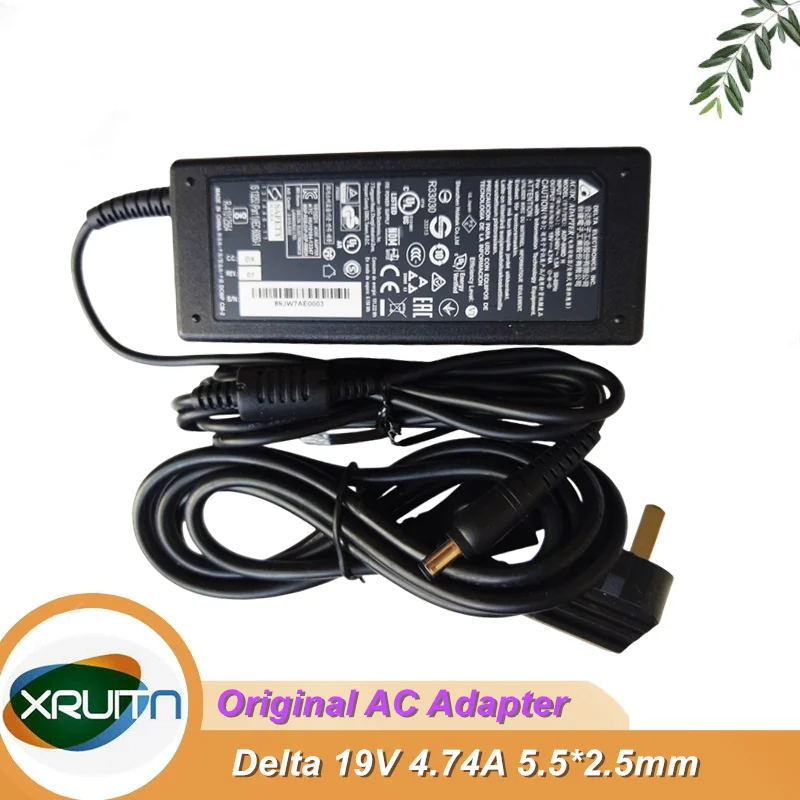 Genuine Delta ADP-90MD H 19V 4.74A AC DC Adapter Laptop Charger 90W Power Supply 5.5*2.5mm Original
Genuine Delta ADP-90MD H 19V 4.74A AC DC Adapter Laptop Charger 90W Power Supply 5.5*2.5mm Original