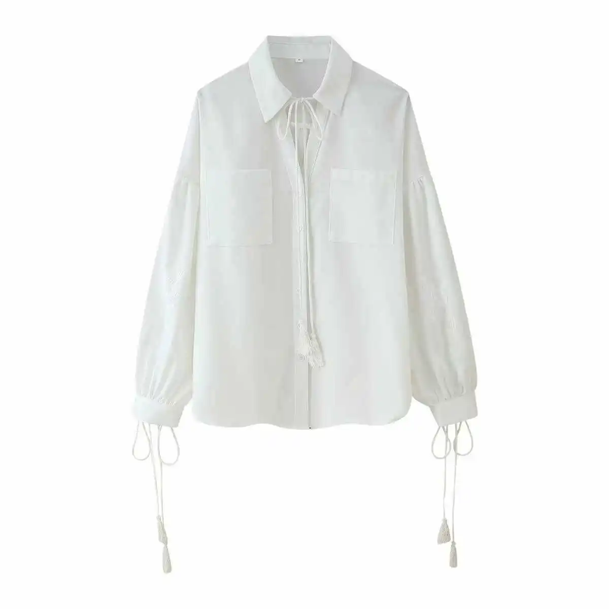 Рубашка большого размера с кисточками, женская летняя корейская модная однобортная рубашка с лацканами, блузки, женские повседневные элегантные рубашки, топы 2025
Рубашка большого размера с кисточками, женская летняя корейская модная однобортная рубашка с лацканами, блузки, женские повседневные элегантные рубашки, топы 2025