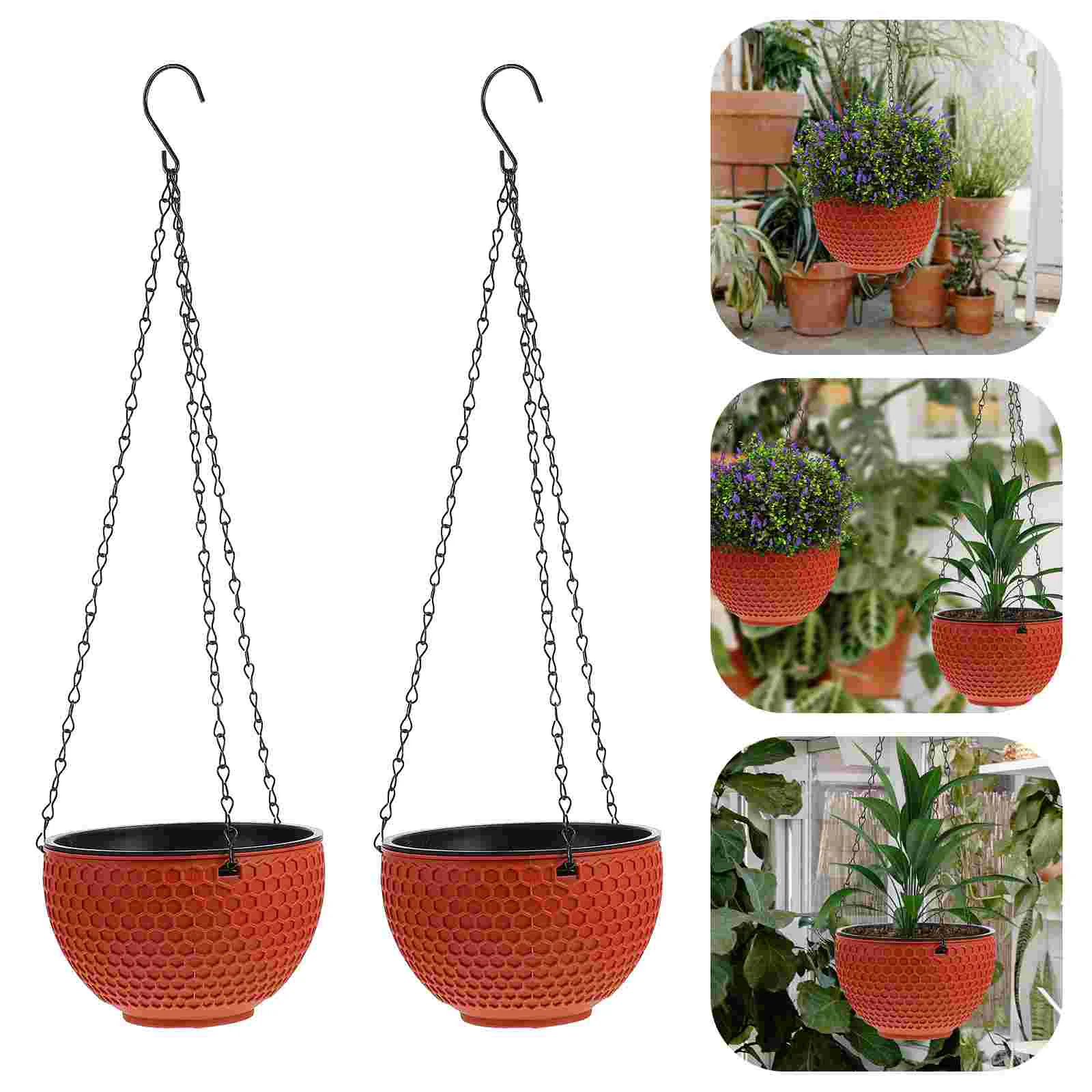 Round Pot Hanging Basket Plastic Flowerpot Plant Rack Chic Plants Coat Hanger
Round Pot Hanging Basket Plastic Flowerpot Plant Rack Chic Plants Coat Hanger