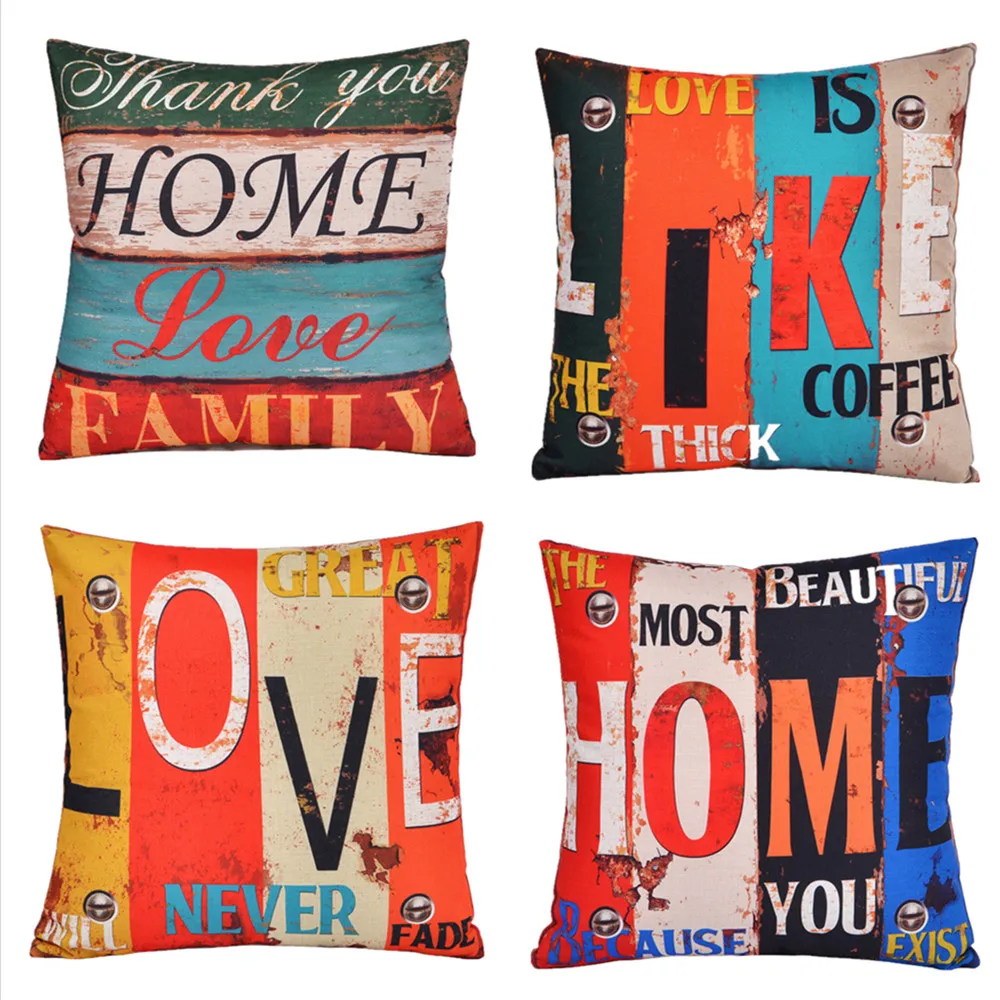 45x45cm Retro Printed Cushion Cover Cotton Linen Home Sofa Chair Seat Waist Throw Pillowcase Bar Coffee Shop Decoration
45x45cm Retro Printed Cushion Cover Cotton Linen Home Sofa Chair Seat Waist Throw Pillowcase Bar Coffee Shop Decoration