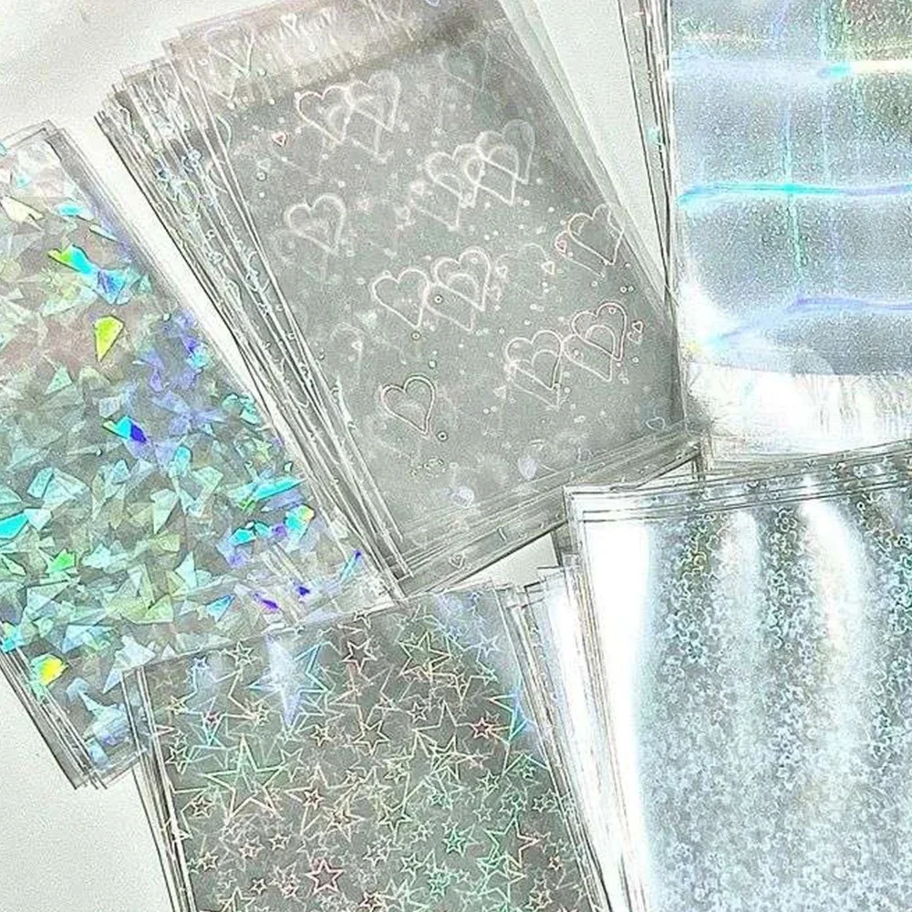 10Pcs/pack Laser Love Holographic Photocards Protector Sleeves Transparent Card Film Idol Photo Sleeve INS Gifts Packaging Bag
10Pcs/pack Laser Love Holographic Photocards Protector Sleeves Transparent Card Film Idol Photo Sleeve INS Gifts Packaging Bag