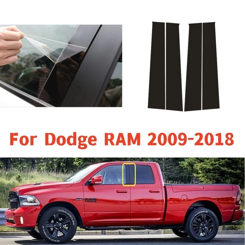 For Dodge Ram 1500 2500 2002-2023 2018 2019 4PCS Window Trim Covers B C Pillar Stickers Column Protection Film Car Accessories
For Dodge Ram 1500 2500 2002-2023 2018 2019 4PCS Window Trim Covers B C Pillar Stickers Column Protection Film Car Accessories
