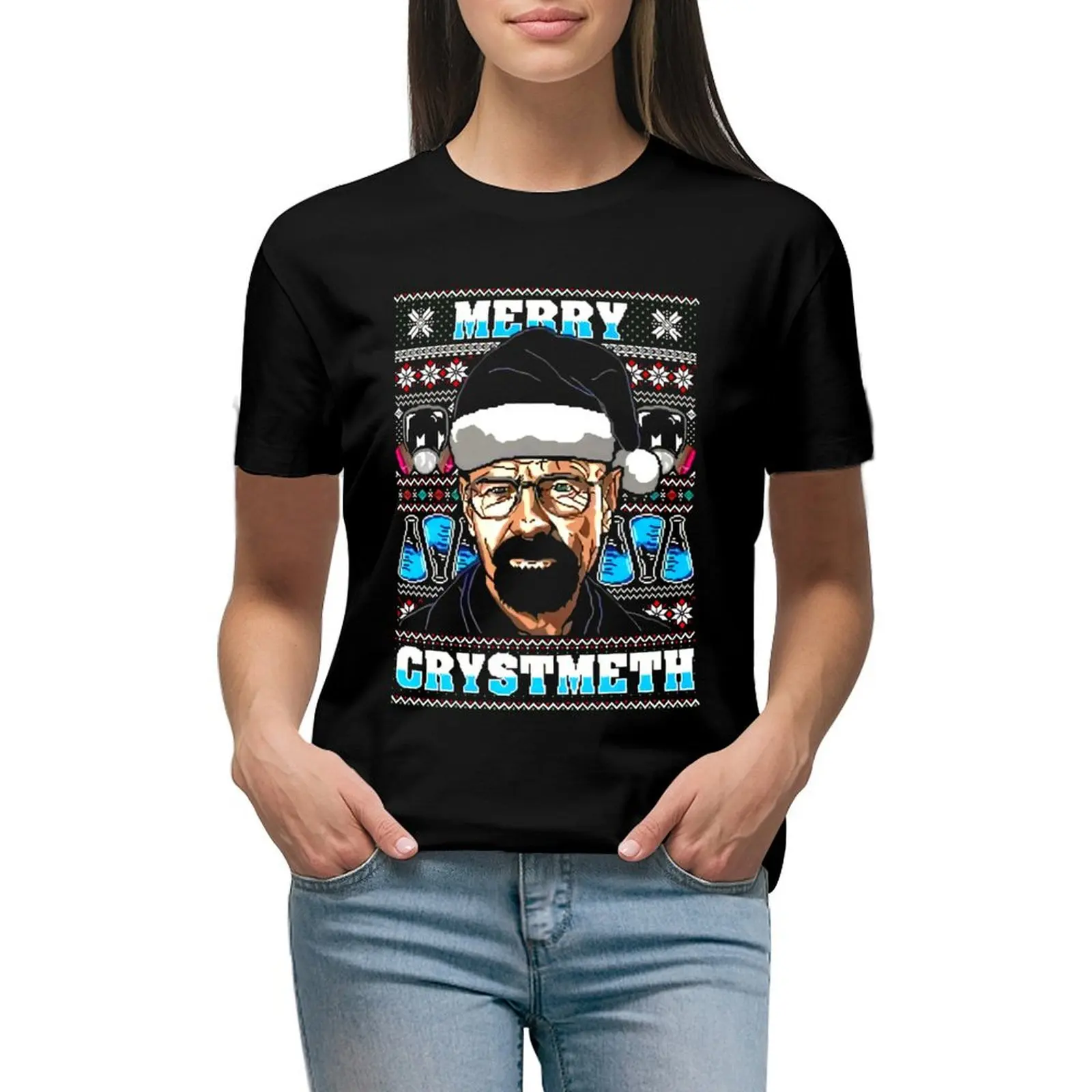 Breaking Bad Christmas Ugly T-Shirt summer clothes Short sleeve tee tops kawaii clothes western t shirts for Women
Breaking Bad Christmas Ugly T-Shirt summer clothes Short sleeve tee tops kawaii clothes western t shirts for Women