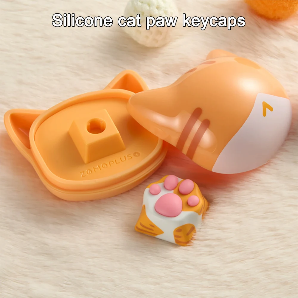 ZOMO ABS Silicone Cat Paws Pad Mechanical Keyboard KeyCaps for cherry MX Switches 1XCB Cute Customized Kitty Paw Artisan Key Cap
ZOMO ABS Silicone Cat Paws Pad Mechanical Keyboard KeyCaps for cherry MX Switches 1XCB Cute Customized Kitty Paw Artisan Key Cap