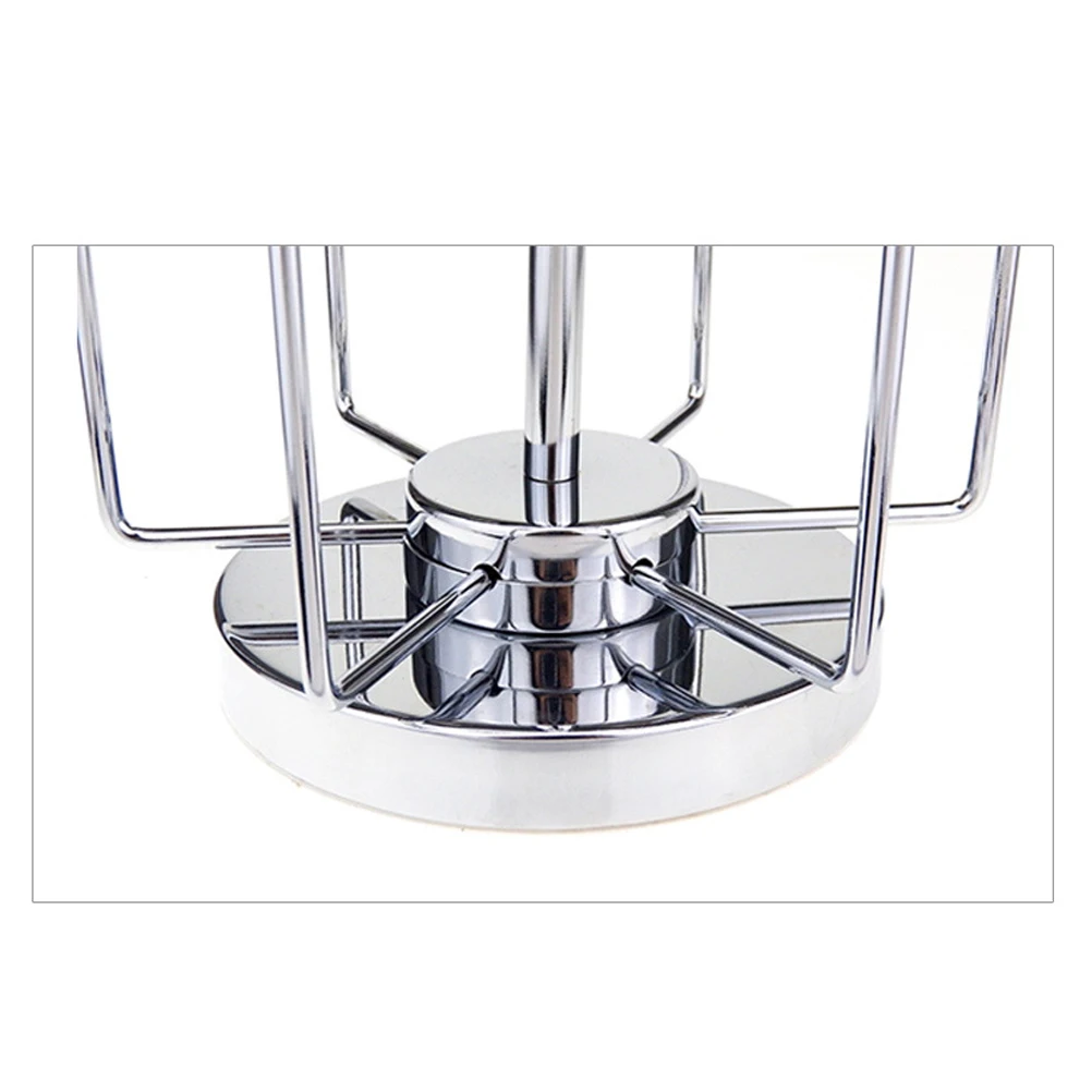 Stainless Steel Glass Holder 6 Cups Capacity Drain Rack Upside Down Non Slip Mat Kitchen Bar Storage Organizer
Stainless Steel Glass Holder 6 Cups Capacity Drain Rack Upside Down Non Slip Mat Kitchen Bar Storage Organizer
