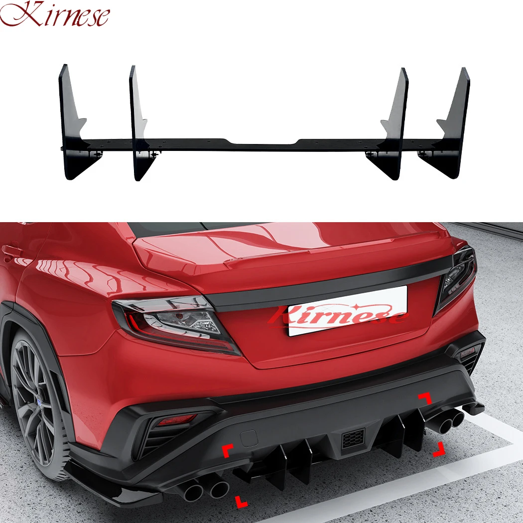 For Subaru WRX STI 2022+ Car Rear Bumper Lip Spoiler Splitter Tail Lower Chin High Quality PP Body Exterior Guard Cover Trim Kit
For Subaru WRX STI 2022+ Car Rear Bumper Lip Spoiler Splitter Tail Lower Chin High Quality PP Body Exterior Guard Cover Trim Kit