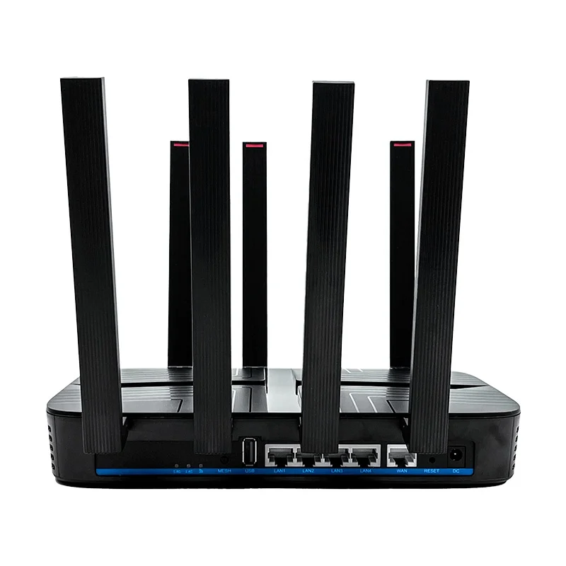 Хит продаж: двухдиапазонный беспроводной маршрутизатор Wi-Fi 6 AX3000 (2.4G/5G) 3000 Мбит/с с функциями межсетевого экрана, QoS, VPN и 4 портами LAN
Хит продаж: двухдиапазонный беспроводной маршрутизатор Wi-Fi 6 AX3000 (2.4G/5G) 3000 Мбит/с с функциями межсетевого экрана, QoS, VPN и 4 портами LAN
