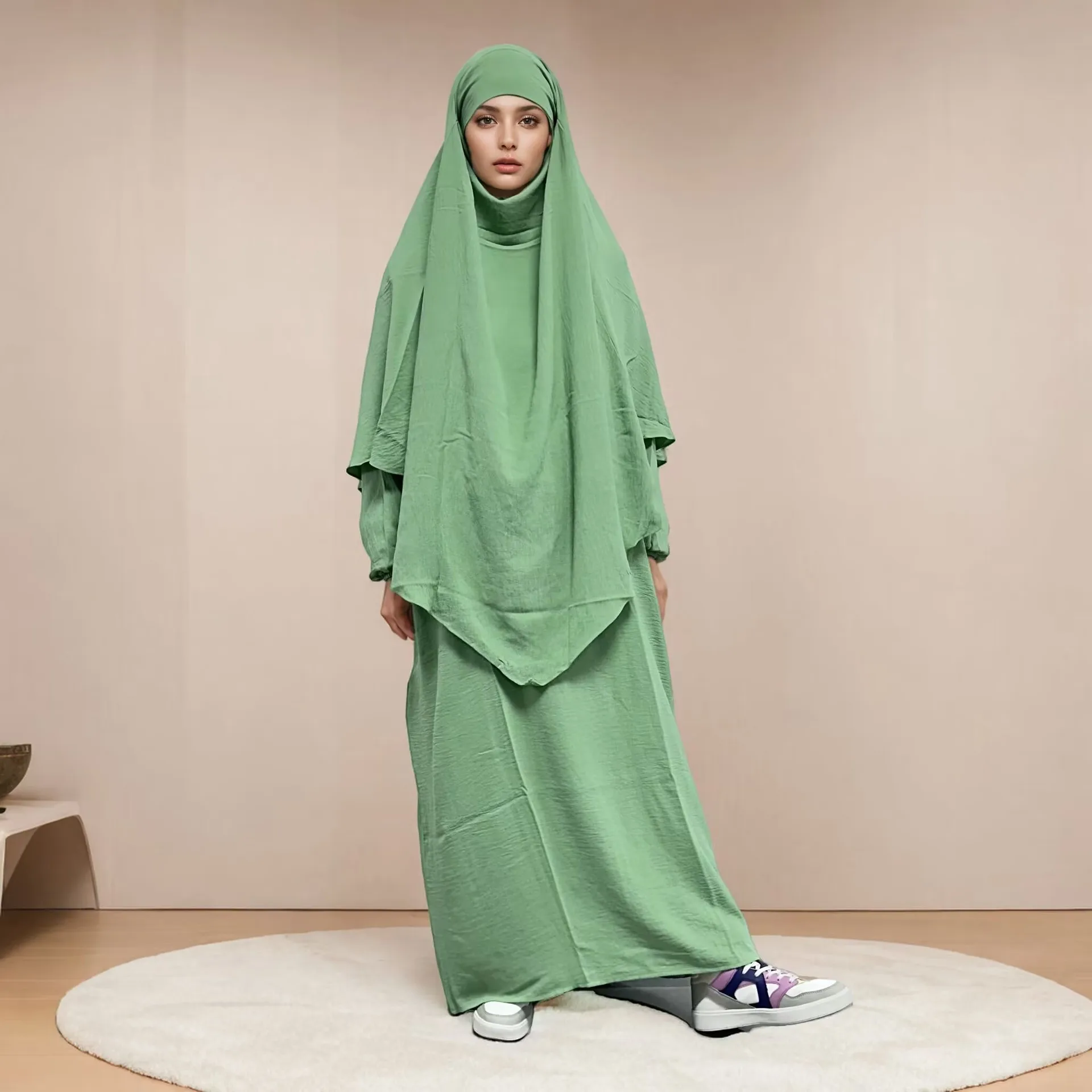 Ramadan Khimar Abaya Eid Djellaba Muslim Hooded Dress Women Islam Clothing Turkey Kaftan Prayer Garment Arabic Robe Kaftan Gown
Ramadan Khimar Abaya Eid Djellaba Muslim Hooded Dress Women Islam Clothing Turkey Kaftan Prayer Garment Arabic Robe Kaftan Gown