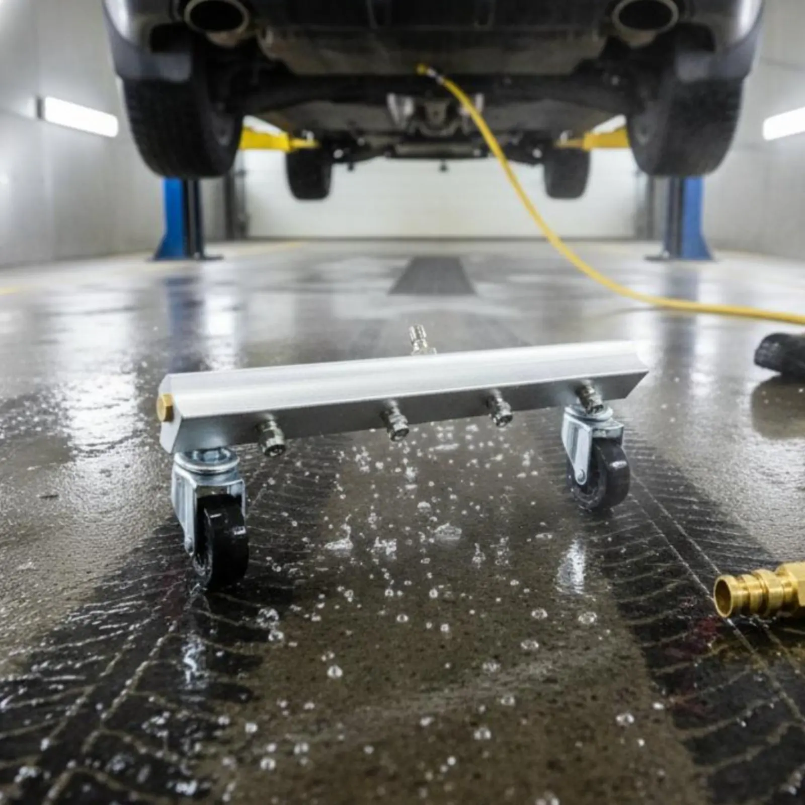 Undercarriage Cleaner Quick Connect Car Underbody Washer Wheeled Pressure Washer Attachment Stainless Steel & Brass Construction
Undercarriage Cleaner Quick Connect Car Underbody Washer Wheeled Pressure Washer Attachment Stainless Steel & Brass Construction
