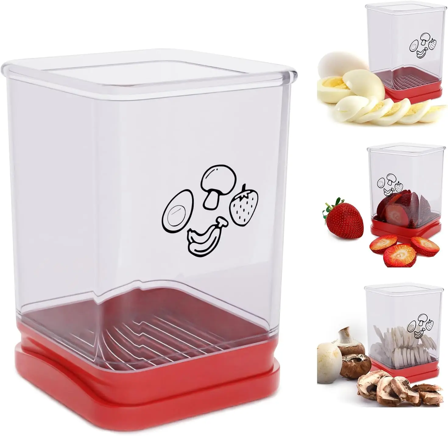Fruit Slicer Cup, Speed Cutter for Strawberry Banana Grape Egg, Stainless Steel Vegetable Cutting Kitchen Gadget, Portable Slicing Tool
Fruit Slicer Cup, Speed Cutter for Strawberry Banana Grape Egg, Stainless Steel Vegetable Cutting Kitchen Gadget, Portable Slicing Tool