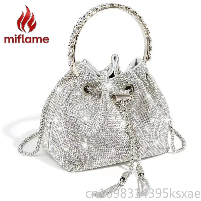 Women's Evening Bag Crystal Rhinestone Chain Shoulder crossbody Korean Style Elegant Party Wedding Prom Spring New
Women's Evening Bag Crystal Rhinestone Chain Shoulder crossbody Korean Style Elegant Party Wedding Prom Spring New