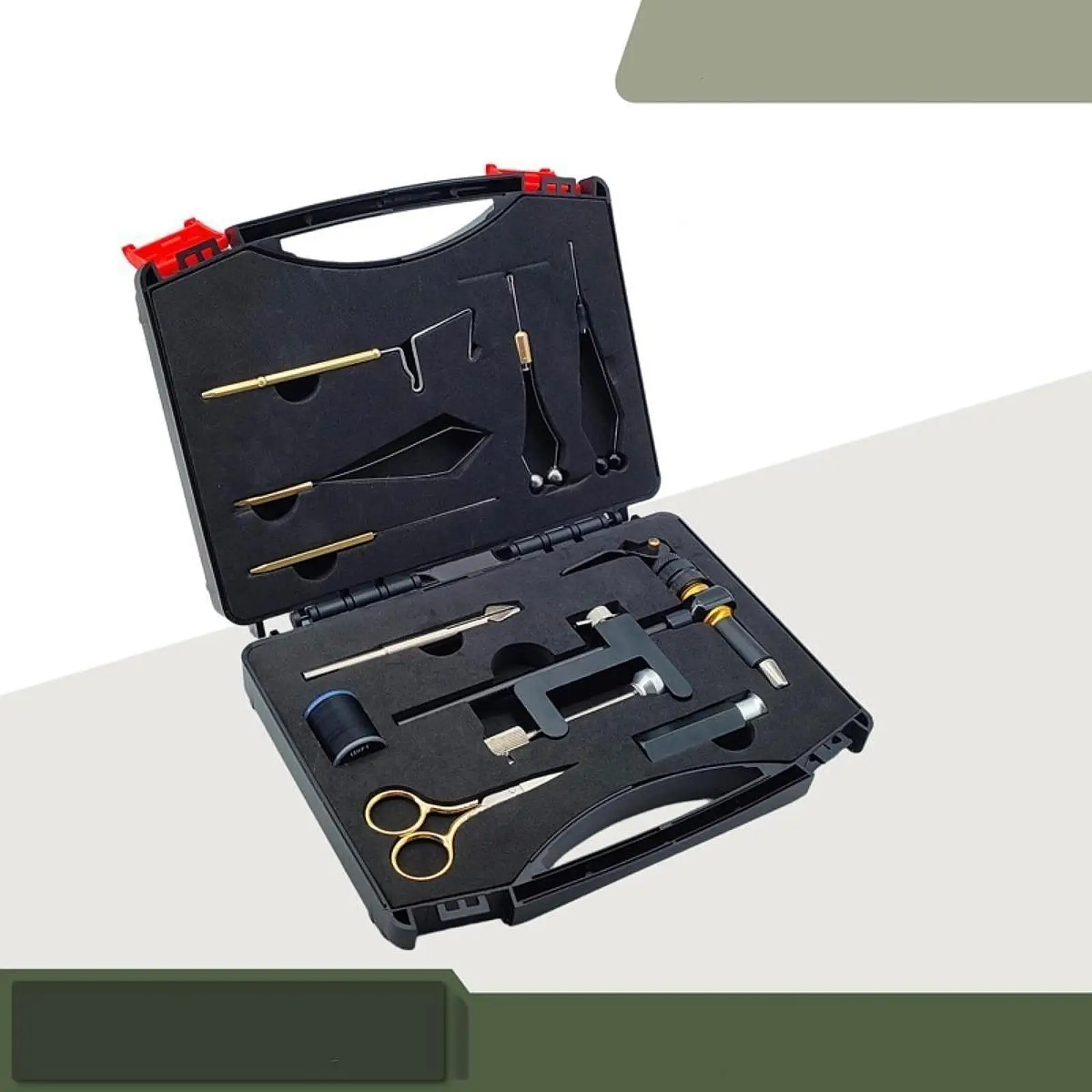 Fly Tying Tool Kit with Case, Travel ,Compact, Outdoor, Lightweight,Sturdy, Fishing Tools, for Beginners,
Fly Tying Tool Kit with Case, Travel ,Compact, Outdoor, Lightweight,Sturdy, Fishing Tools, for Beginners,
