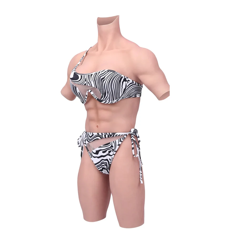 Cosplay Machoe Bodysuit Silicone Fake Boobs Muscle Suit Breast Forms Costume For Halloween Crossdressing Props
Cosplay Machoe Bodysuit Silicone Fake Boobs Muscle Suit Breast Forms Costume For Halloween Crossdressing Props