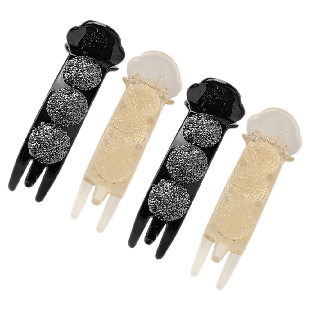4pcs Rhinestone Clamps Acrylic Claw Back Head Clip Black Women Hair Accessories Stylish Everyday Use Hair Care
4pcs Rhinestone Clamps Acrylic Claw Back Head Clip Black Women Hair Accessories Stylish Everyday Use Hair Care