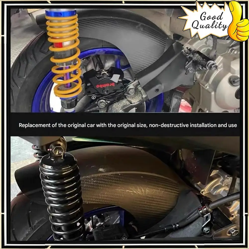 Good Quality For 17-25 Yamaha XMAX300 thickened and lengthened rear fender and mudguard modification accessories
Good Quality For 17-25 Yamaha XMAX300 thickened and lengthened rear fender and mudguard modification accessories