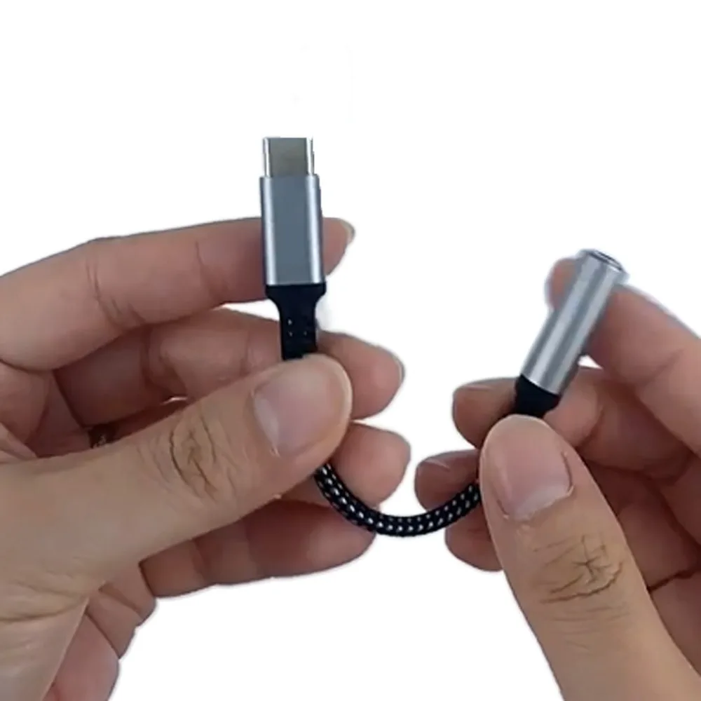 USB Type C Headphone Adapter Cable 3.5 Jack Converter Type-c 3 5 Jack Audio Cable Braided Digital Decoding
USB Type C Headphone Adapter Cable 3.5 Jack Converter Type-c 3 5 Jack Audio Cable Braided Digital Decoding