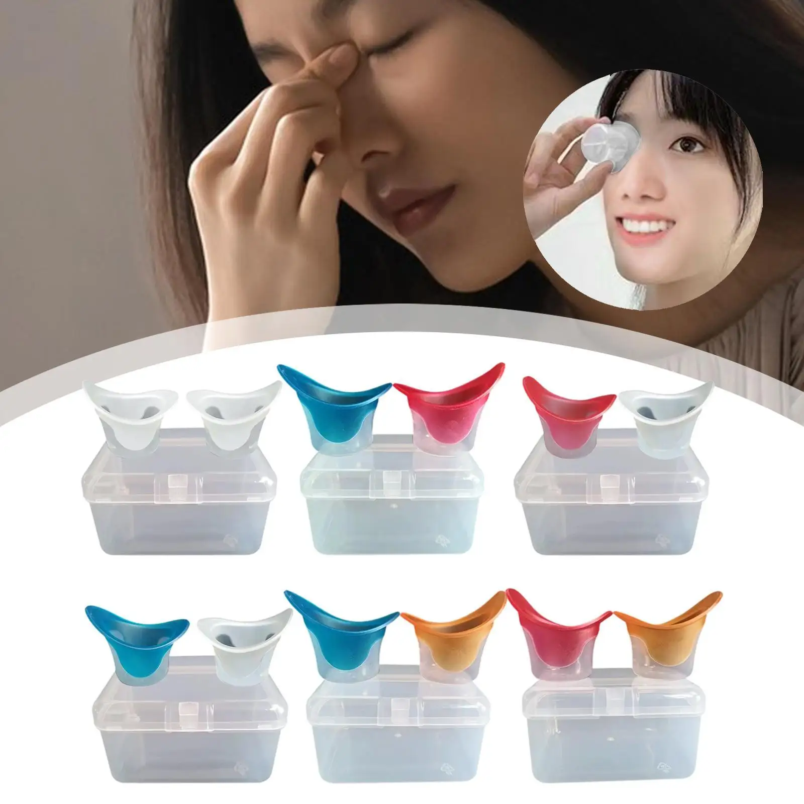 2Pcs Eye Wash Cups Eye Flush Cleaning Cups Soft Eyes Shaped Rim Reusable Measuring Cup Rinse Cup Kit for Remove Dust Rinse
2Pcs Eye Wash Cups Eye Flush Cleaning Cups Soft Eyes Shaped Rim Reusable Measuring Cup Rinse Cup Kit for Remove Dust Rinse