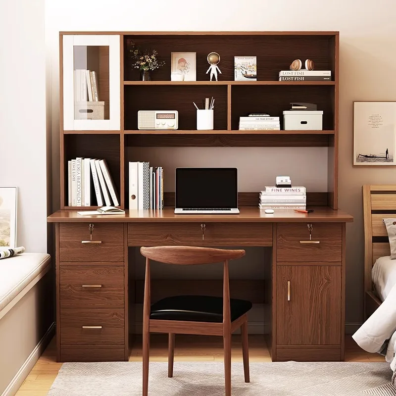 Настольная книжная полка, встроенный бытовой компьютерный стол, настольный простой офисный стол и стул для спальни, студента с книжным шкафом
Настольная книжная полка, встроенный бытовой компьютерный стол, настольный простой офисный стол и стул для спальни, студента с книжным шкафом