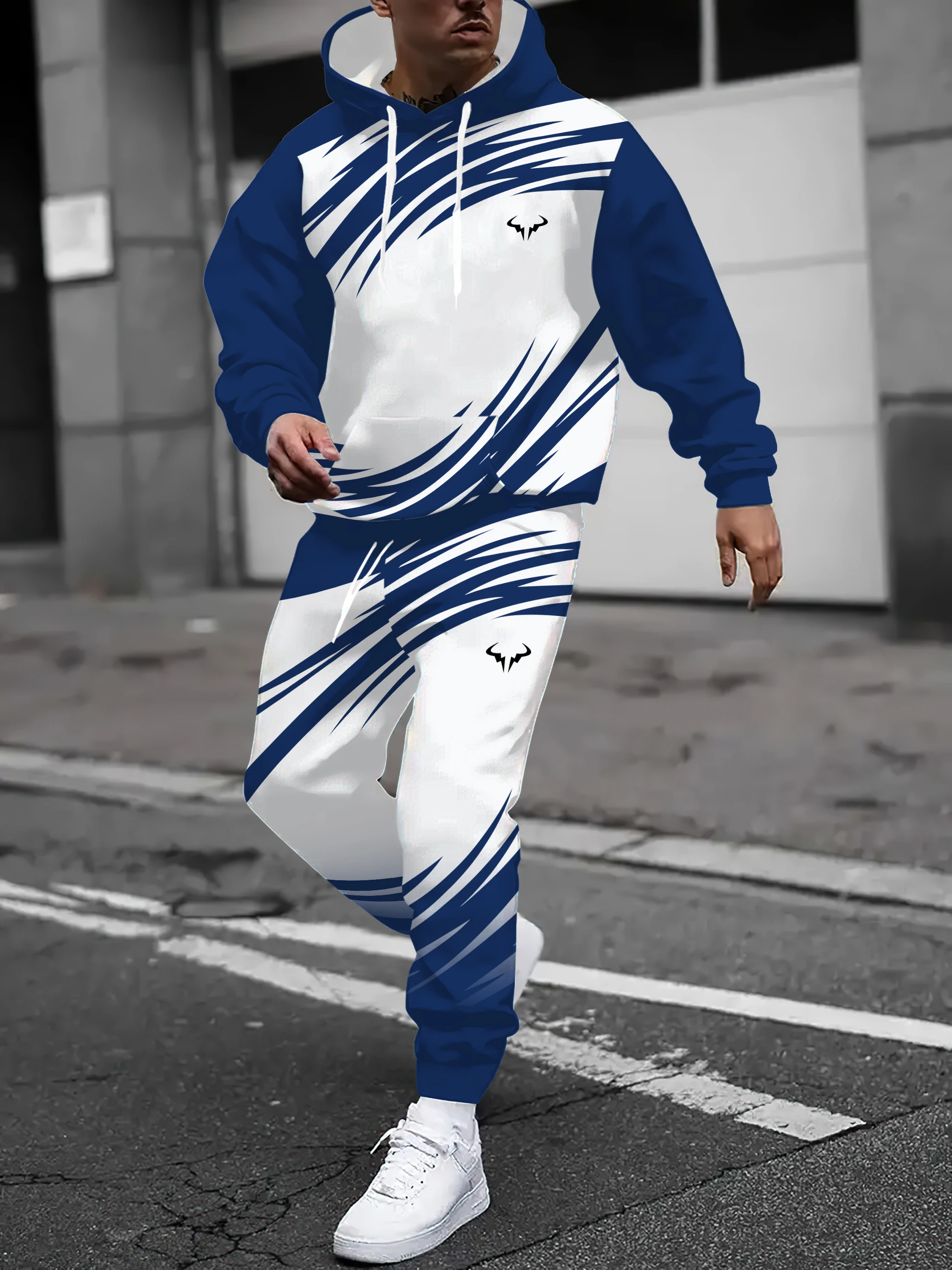 Новый комплект мужской толстовки с капюшоном на весну и осень 2025 – это удобный, мягкий, повседневный и модный с 3D-печатью. 
Новый комплект мужской толстовки с капюшоном на весну и осень 2025 – это удобный, мягкий, повседневный и модный с 3D-печатью.