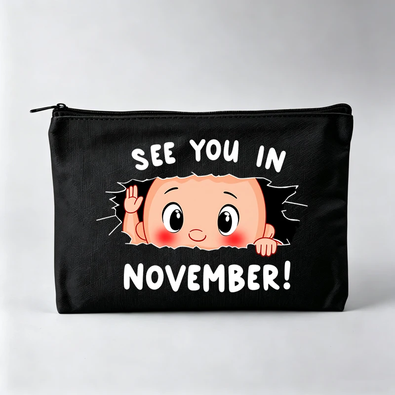Women's Baby Face Graphic Makeup Bag with Letter Print, Casual Cosmetic Pouch for Daily Use
Women's Baby Face Graphic Makeup Bag with Letter Print, Casual Cosmetic Pouch for Daily Use