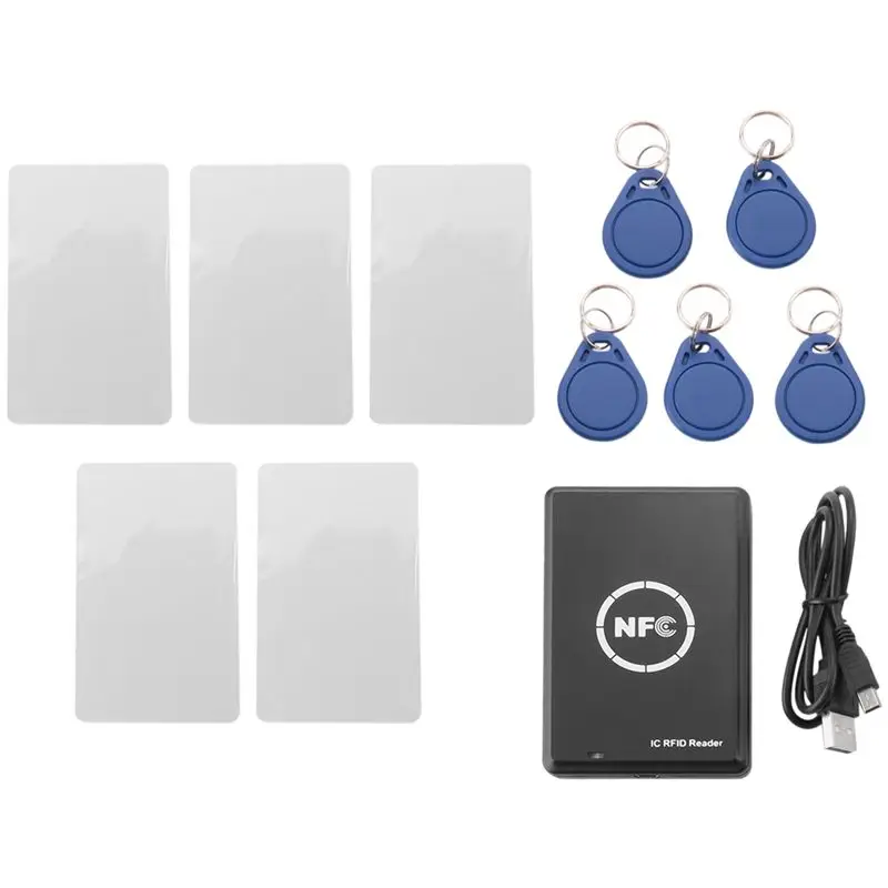 BNVN-RFID Copier Duplicator Keyfob Smart Card Reader Writer 13.56Mhz Encrypted Programmer USB UID EM4305 Card Tag Copy
BNVN-RFID Copier Duplicator Keyfob Smart Card Reader Writer 13.56Mhz Encrypted Programmer USB UID EM4305 Card Tag Copy