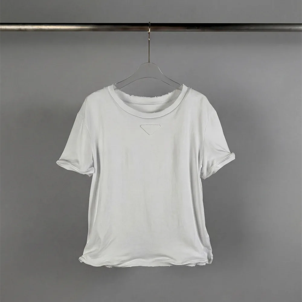 Spring 2026 New Design Solid Color Round-neck Short-sleeved T-shirt Casual Ruffled Top for Women
Spring 2026 New Design Solid Color Round-neck Short-sleeved T-shirt Casual Ruffled Top for Women