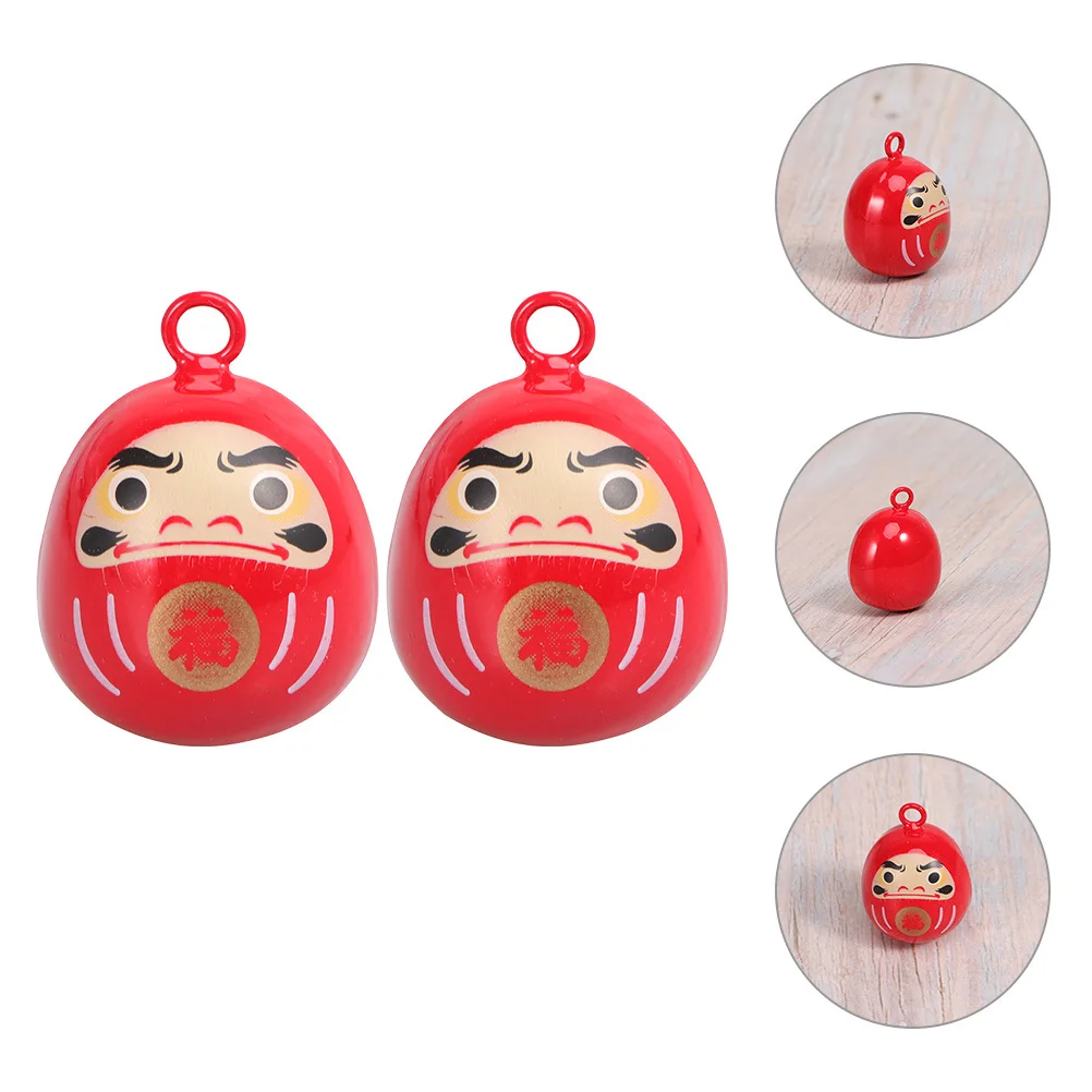 2Pcs Bell Pendant Japanese Style Copper Bells Hanging Ornaments for DIY Crafts Keychain Decoration Bells
2Pcs Bell Pendant Japanese Style Copper Bells Hanging Ornaments for DIY Crafts Keychain Decoration Bells