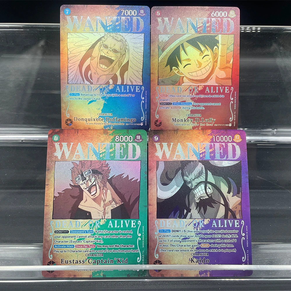 Коллекционная карта DIY Proxy Anime OPCG Wanted ST01-012 SP Eng Monkey D. Luffy Kaido Parallel Super Rare Special Character Foil Card
Коллекционная карта DIY Proxy Anime OPCG Wanted ST01-012 SP Eng Monkey D. Luffy Kaido Parallel Super Rare Special Character Foil Card