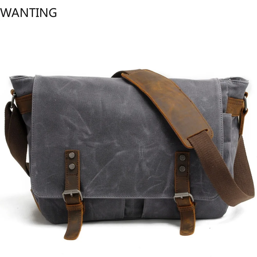 High Quality Male Briefcases Business Men Messenger Bags Canvas Crazy Horse Leather Travel Crossbody Bags For Men Shoulder Bags
High Quality Male Briefcases Business Men Messenger Bags Canvas Crazy Horse Leather Travel Crossbody Bags For Men Shoulder Bags