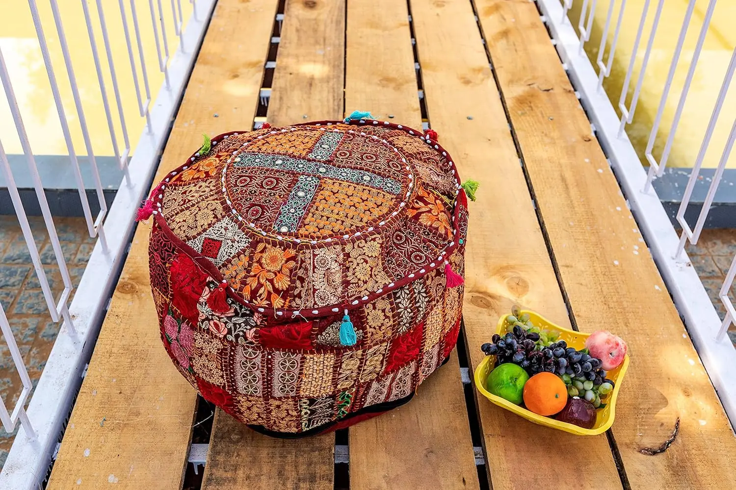 Cotton Patchwork Vintage Boho Embroidered Bean Bag Seating Pouf Covers Ottoman Kids Stool Decorative Chair Boho Home Décor
Cotton Patchwork Vintage Boho Embroidered Bean Bag Seating Pouf Covers Ottoman Kids Stool Decorative Chair Boho Home Décor