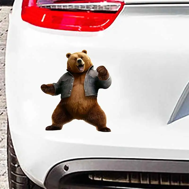 Car Sticker Crazy Funny Bear Waterproof Vinyl Decal on Bumper Rear Window Laptop Self-adhesive Decal For Car Accessories Y445
Car Sticker Crazy Funny Bear Waterproof Vinyl Decal on Bumper Rear Window Laptop Self-adhesive Decal For Car Accessories Y445