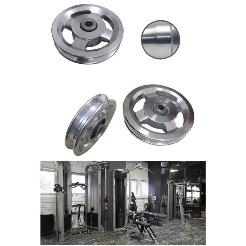 Fitness Pulley Universals Aluminum Bearing Pulley Wheel Pulley System Home Gym Attachments Part Easy to Install 69HD
Fitness Pulley Universals Aluminum Bearing Pulley Wheel Pulley System Home Gym Attachments Part Easy to Install 69HD