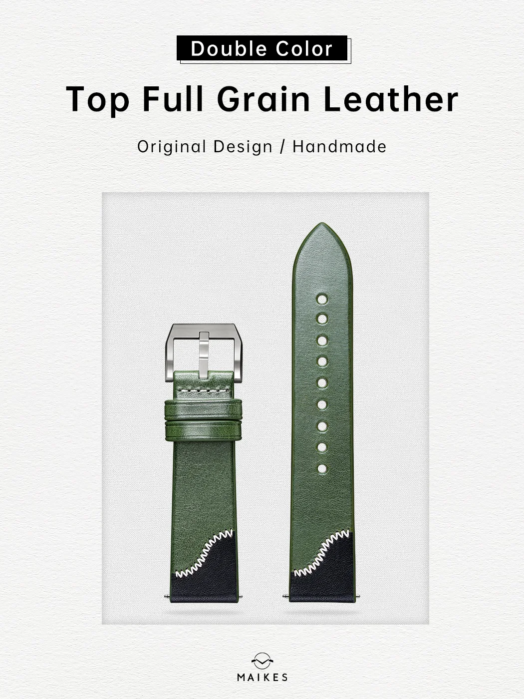 Maikes Original Design Double Color Watch Strap, Quick Release, Leather Watch band, Accessories, Bracelet, 20mm, 21mm, 22mm
Maikes Original Design Double Color Watch Strap, Quick Release, Leather Watch band, Accessories, Bracelet, 20mm, 21mm, 22mm