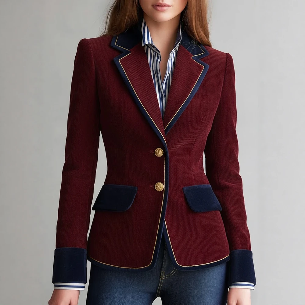 Осенне-зимний приталенный костюм прямого кроя с длинными рукавами, повседневный стиль, женский топ, модная удобная офисная одежда
Осенне-зимний приталенный костюм прямого кроя с длинными рукавами, повседневный стиль, женский топ, модная удобная офисная одежда