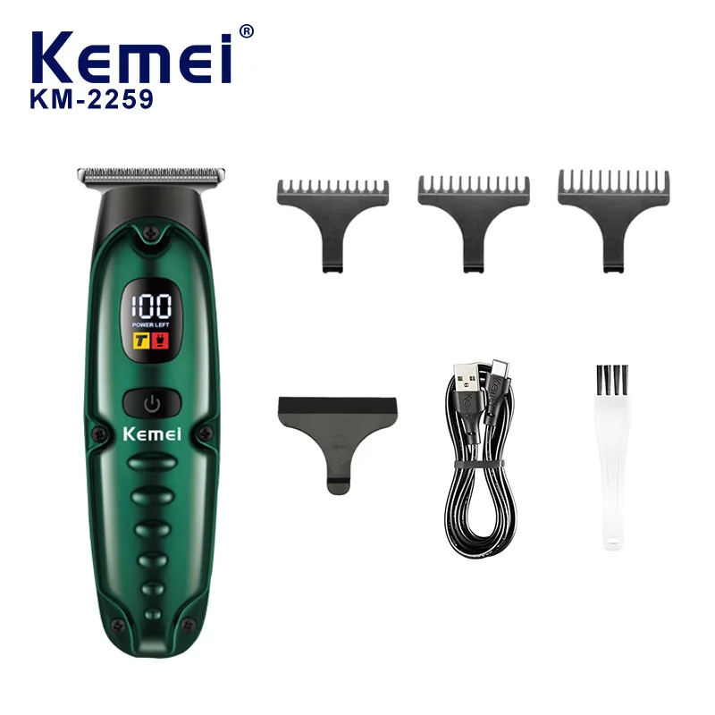 Kemei KM-2259 Portable Mini Electric Hair Clipper, USB Rechargeable, Dual-Speed Adjustment, Professional Styling Trimmer
Kemei KM-2259 Portable Mini Electric Hair Clipper, USB Rechargeable, Dual-Speed Adjustment, Professional Styling Trimmer