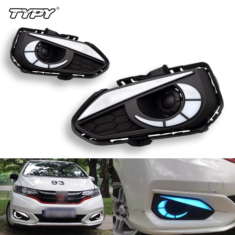 TYPY LED Daytime Running Light For Honda Fit Jazz 2018-2020 Asia Car Accessories Waterproof DRL Fog Lamp Decoration 2PCS
TYPY LED Daytime Running Light For Honda Fit Jazz 2018-2020 Asia Car Accessories Waterproof DRL Fog Lamp Decoration 2PCS