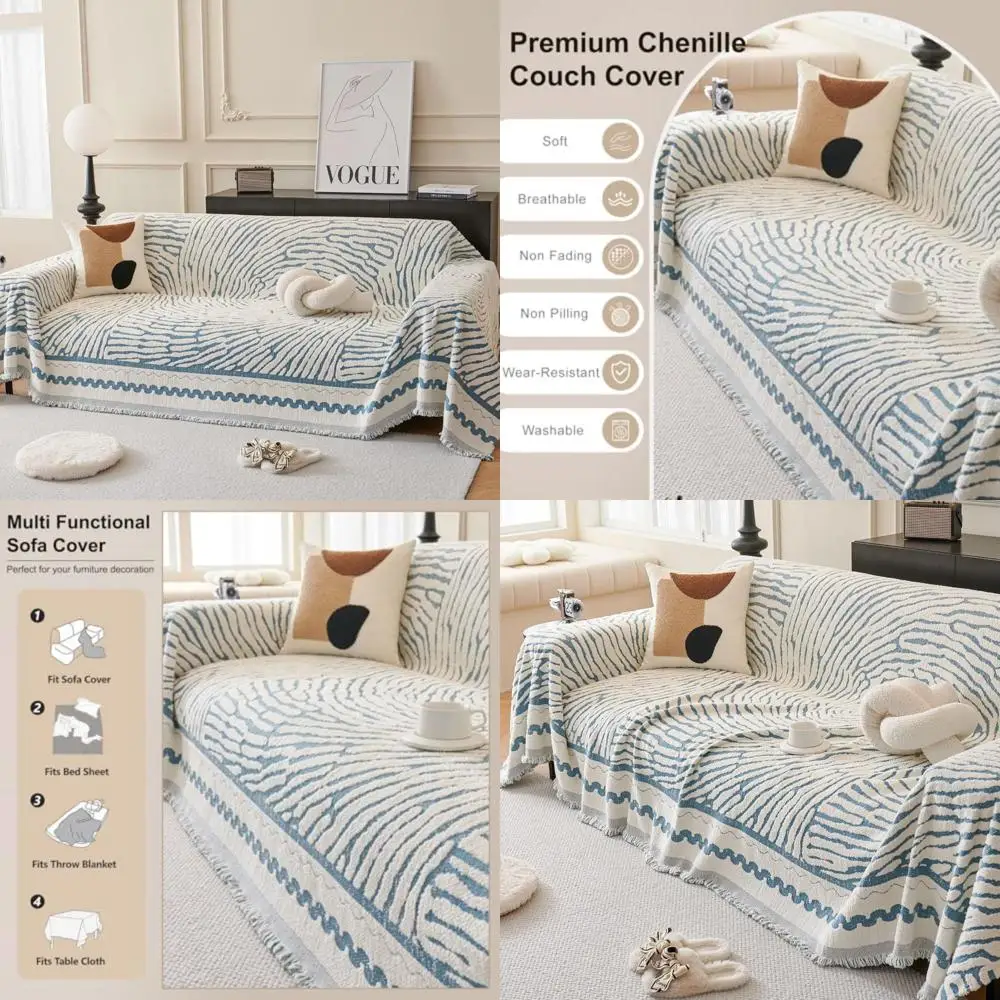 Толстый полосатый чехол для дивана из синели с кисточкой, синий чехол для дивана, одеяло для секционных диванов, мягкие чехлы для больших диванов
Толстый полосатый чехол для дивана из синели с кисточкой, синий чехол для дивана, одеяло для секционных диванов, мягкие чехлы для больших диванов