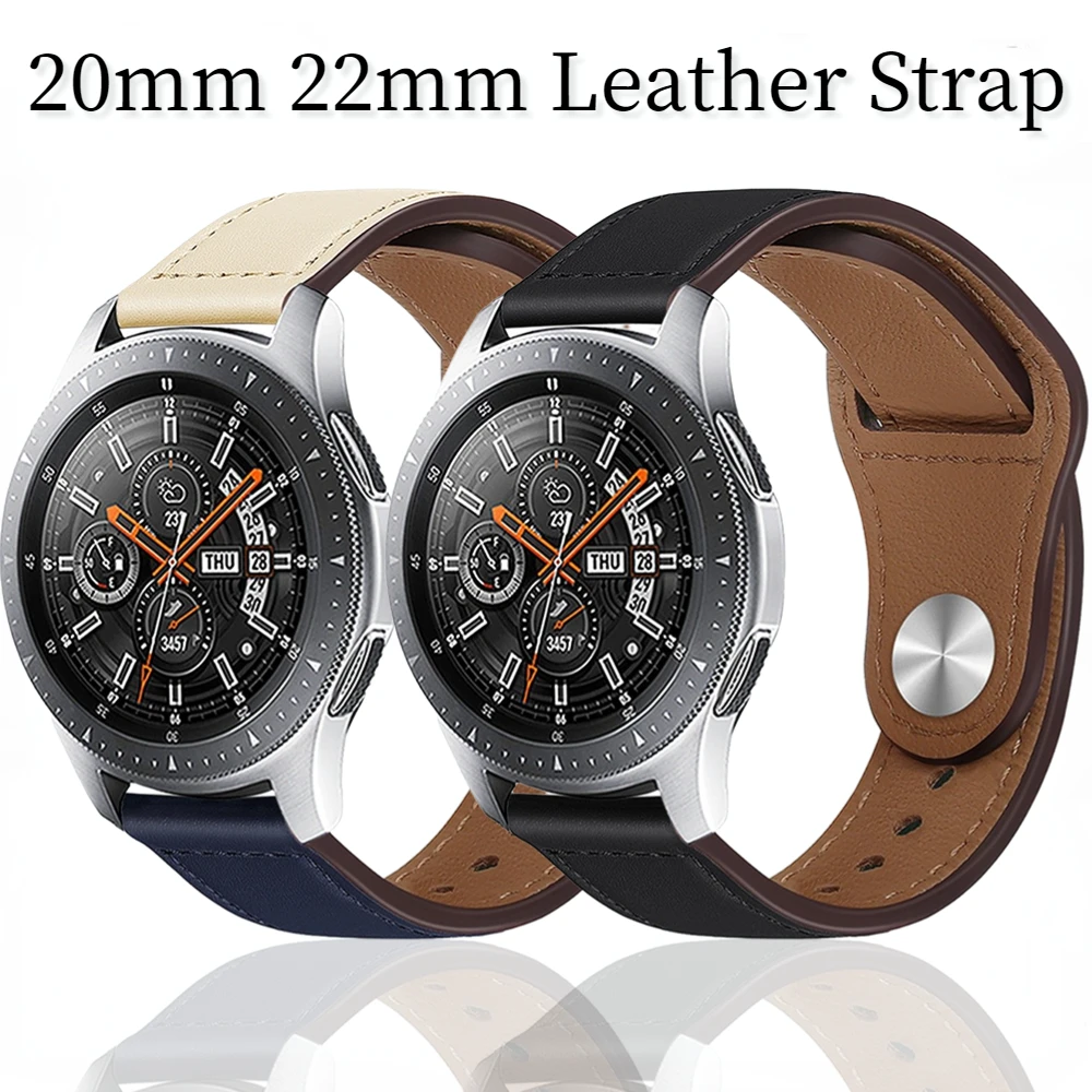 Ремешок кожаный для Samsung Galaxy Watch 3/4/5/Active 2/Gear S3, сменный Браслет для Huawei Watch GT/2/3/Amazfit GTR, 20 мм 22 мм
Ремешок кожаный для Samsung Galaxy Watch 3/4/5/Active 2/Gear S3, сменный Браслет для Huawei Watch GT/2/3/Amazfit GTR, 20 мм 22 мм