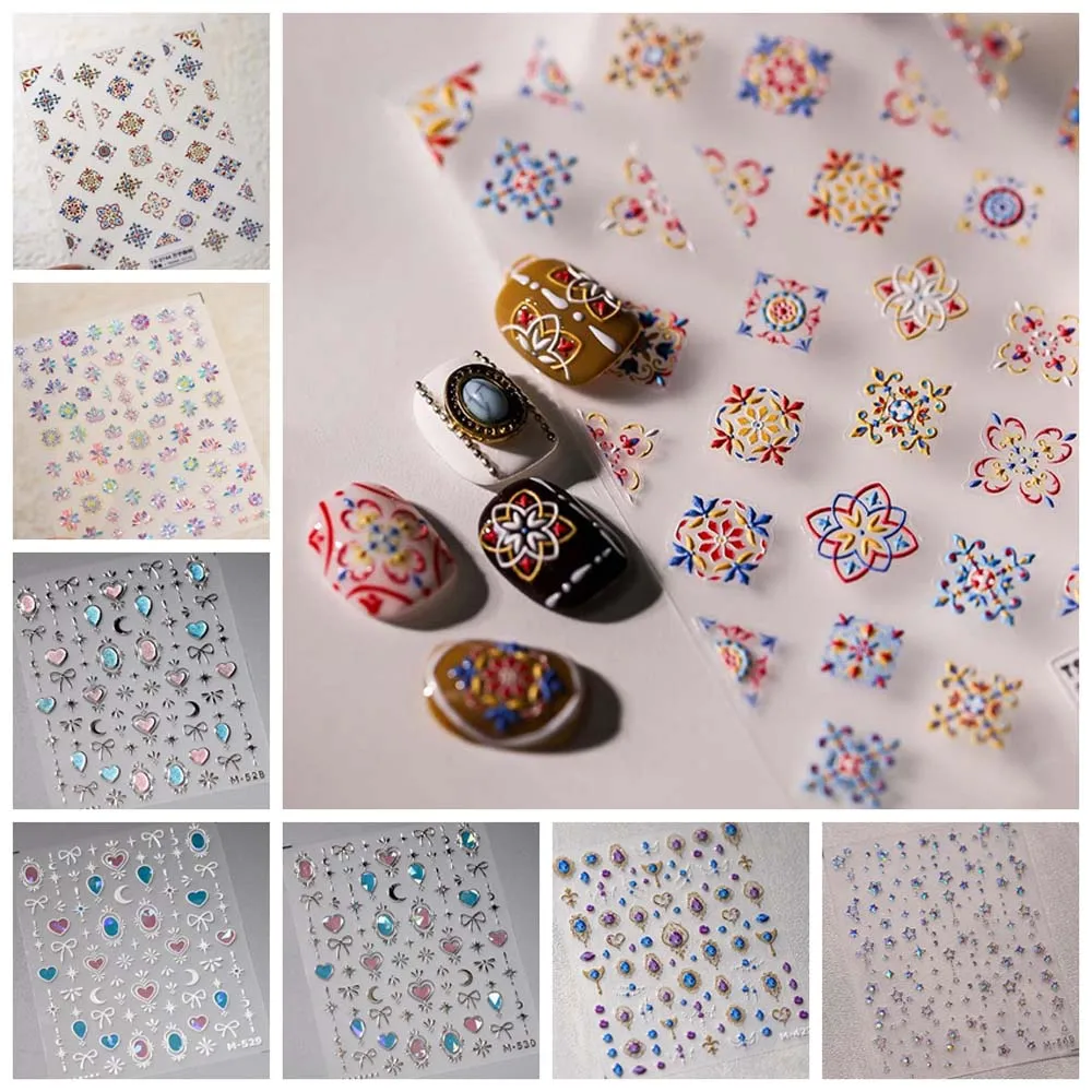 Bohemian Style Bohemian Nail Stickers Nail Accessories Manicure Ornaments Bohemian Nail Decals Star Pattern Moon
Bohemian Style Bohemian Nail Stickers Nail Accessories Manicure Ornaments Bohemian Nail Decals Star Pattern Moon