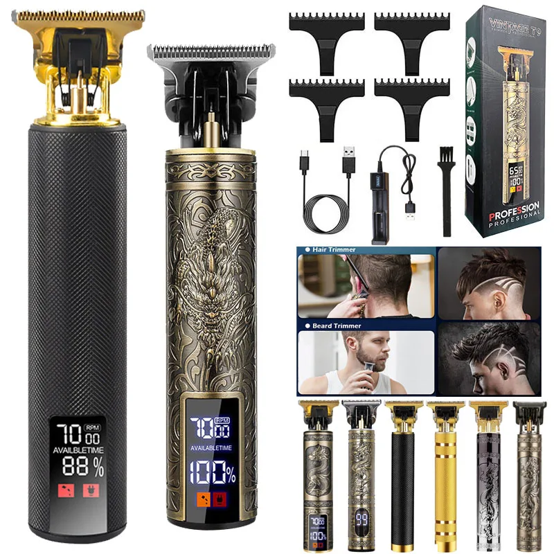 Vintage Portable Cordless Lcd Display Metal Body Electric Beard Body Barber Shop Professional Hair Shaver Haircut Razor Machine
Vintage Portable Cordless Lcd Display Metal Body Electric Beard Body Barber Shop Professional Hair Shaver Haircut Razor Machine