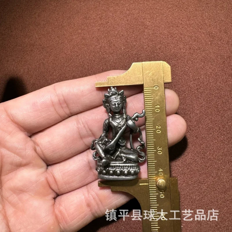 Tibetan Style Buddha Statue Manjushri Bodhisattva Small Buddha Figurine Desktop Mini Decoration Iron Ornament Handheld Keychain
Tibetan Style Buddha Statue Manjushri Bodhisattva Small Buddha Figurine Desktop Mini Decoration Iron Ornament Handheld Keychain