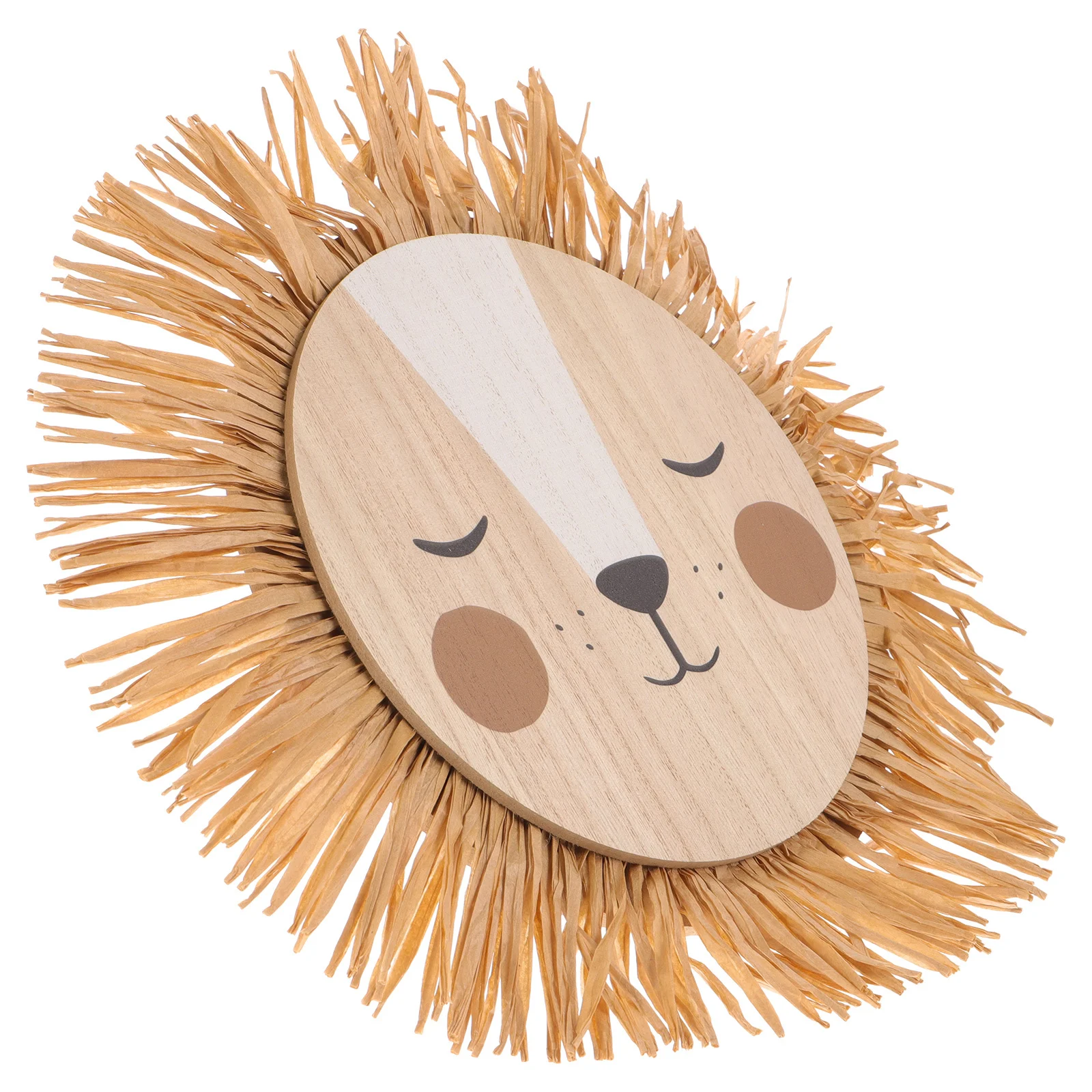 1pcs Lion Head Decor Raffia Woven Pendant Cartoon Lion Wall Hanging For Home Nursery Bedroom Cafe Decor Woven Wall Art Ornament
1pcs Lion Head Decor Raffia Woven Pendant Cartoon Lion Wall Hanging For Home Nursery Bedroom Cafe Decor Woven Wall Art Ornament