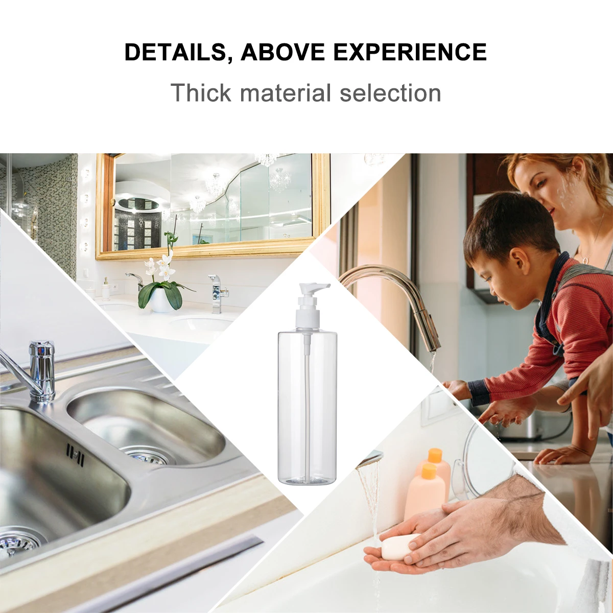 3 Pcs Hand Soap Bottles Shampoo Lotion Containers Bathroom Travel Size Leak Proof Plastic Large Capacity Material Home
3 Pcs Hand Soap Bottles Shampoo Lotion Containers Bathroom Travel Size Leak Proof Plastic Large Capacity Material Home