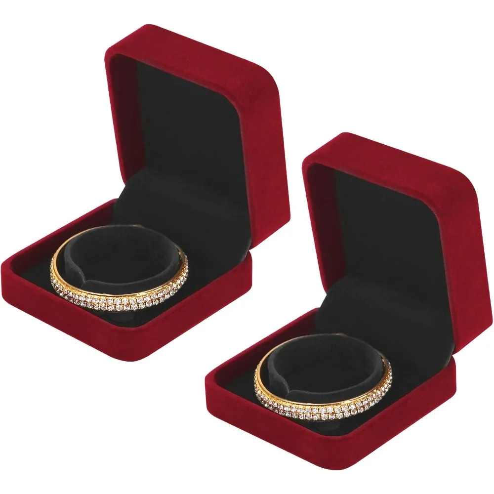 Bracelet Boxes, for Jewelry Gift, Classic Jewelry Box Storage Case Organizer Holder, 2 Pieces Velvet Bracelet Boxes
Bracelet Boxes, for Jewelry Gift, Classic Jewelry Box Storage Case Organizer Holder, 2 Pieces Velvet Bracelet Boxes